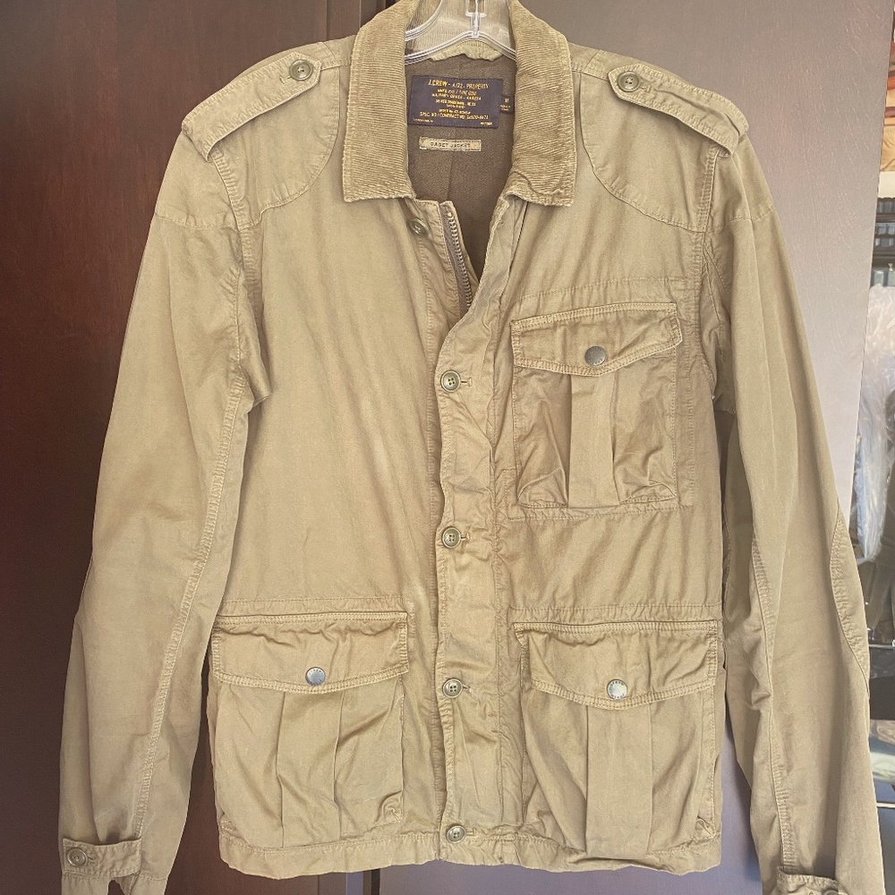 J Crew olive cadet jacket